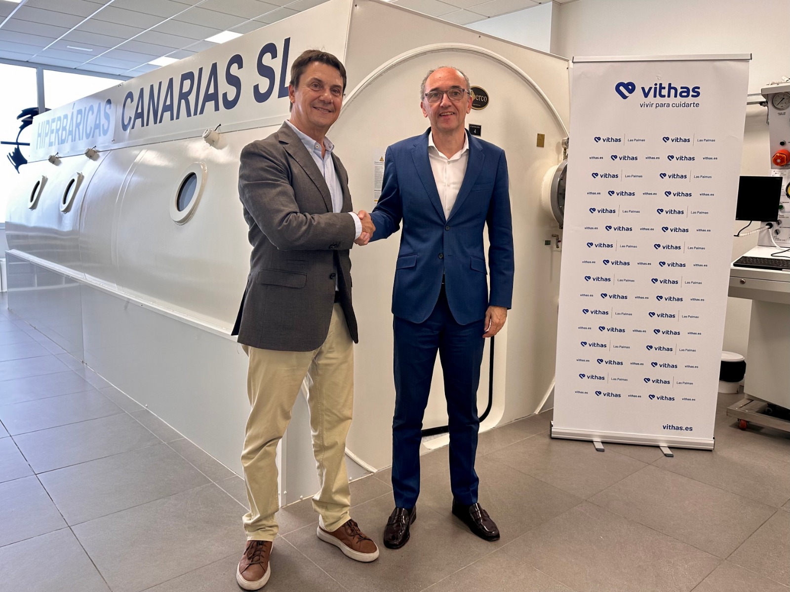 colaboración Hiperbáricas y Vithas